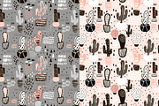 CREATIVE CACTUS BACKGROUNDS, a Pattern Graphic by solmariart (Thumbnail 3 of 4)