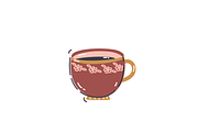 Vintage Tea Cup Doodle Set, an Object Illustration by Eighteen Studio (Thumbnail 6 of 6)