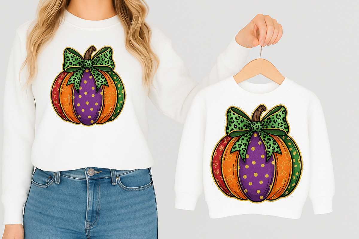 Glitter Fall Pumpkin PNG, an Illustration by Libby Wishes (Photo 6 of 8)