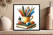 Best Teacher Ever Clipart PNG, an Illustration by DreamCafeArt (Thumbnail 5 of 5)