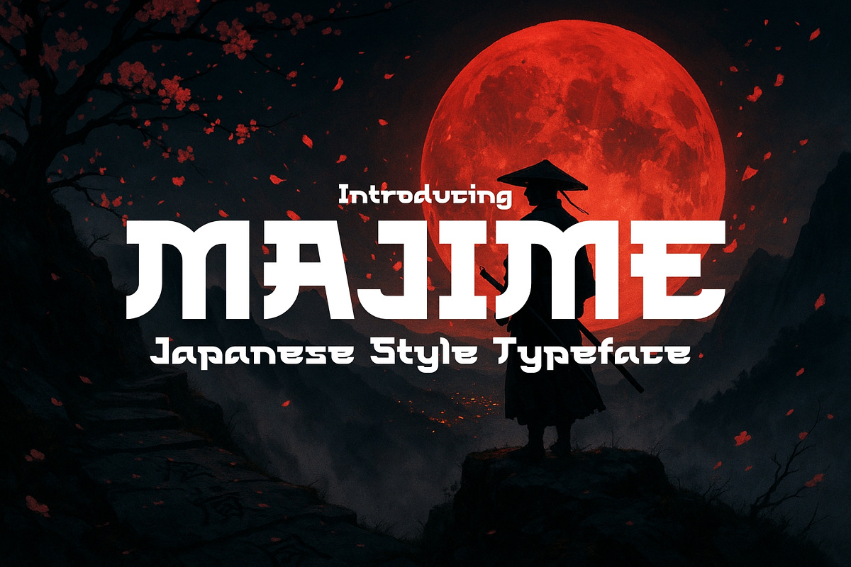 Majime - Japanese Typeface, a Sans Serif Font by HipFonts (Photo 1 of 8)