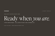 EMMIE | Showit Template, a HTML Template by Refinery Nine Co. (Thumbnail 8 of 8)