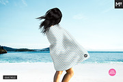 Beach Towel Mock-up, a Product Mockup by Mocca Mockups Store (Thumbnail 6 of 9)