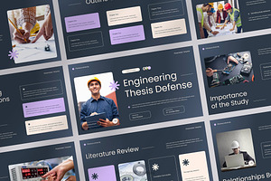 Engineering Thesis Defense, a Presentation Template by FIBRINOSÄ