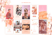 SALE 2in1 Blush Emotions Edition, a Social Media Template by The Wedding Shop (Thumbnail 3 of 14)