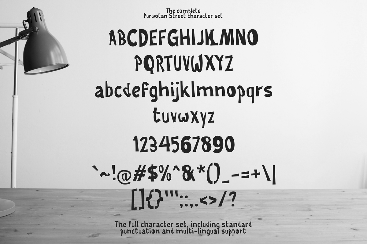 Purwotan Street Playful Display, a Handwritten Font by mesuka (Photo 5 of 5)