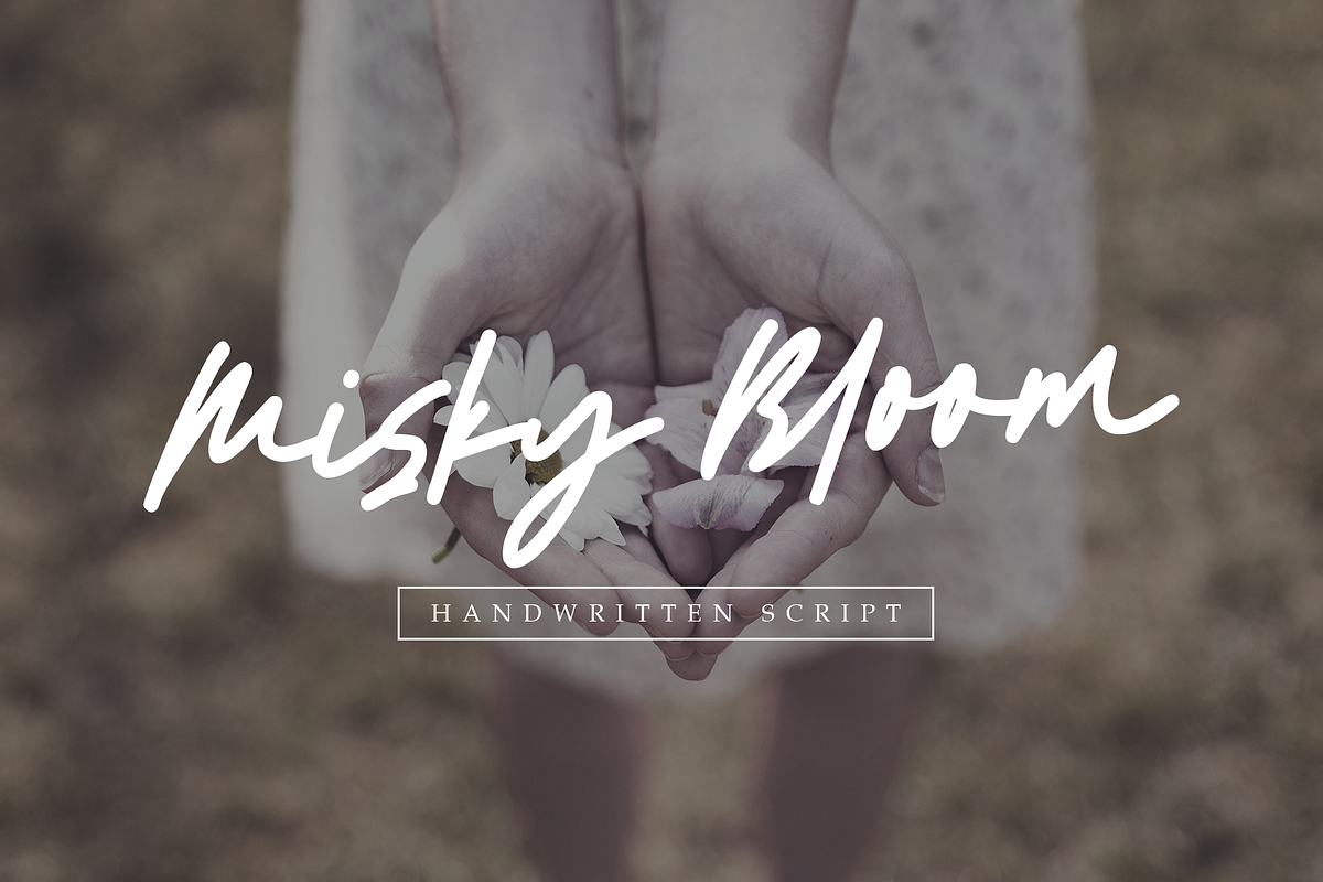 Misky Bloom - Casual Script, a Handwritten Font by MJB Letters (Photo 1 of 10)