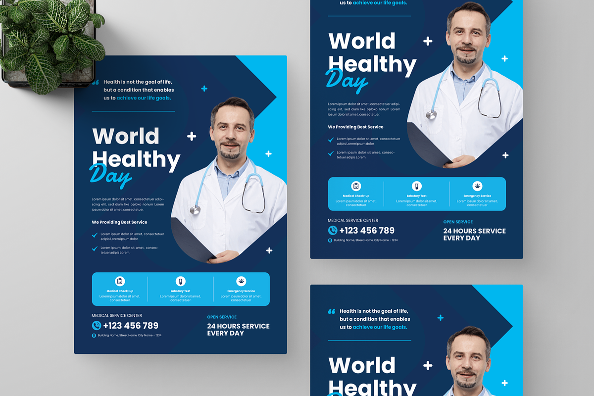 World Health Day Flyer, a Flyer Template by Annora Studio (Photo 5 of 5)