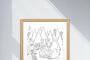 Halloween coloring book pages, an Animal Illustration by pictures for you (Thumbnail 3 of 7)