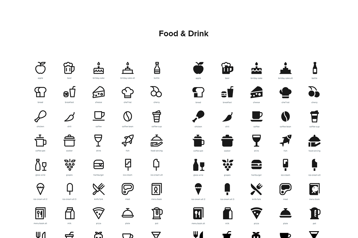 2,500 Line and Solid Icons, a Solid Icon by Icon54 (Photo 8 of 18)