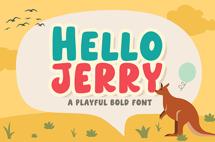 Hello Jerry - Playful Bold Font
