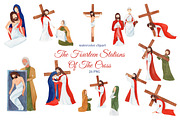The Fourteen Stations Of The Cross, a Person Illustration by s.yanyeva (Thumbnail 1 of 4)