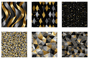 Silver and Gold Glitter Pattern, a Pattern Graphic by CreationArt (Thumbnail 4 of 7)