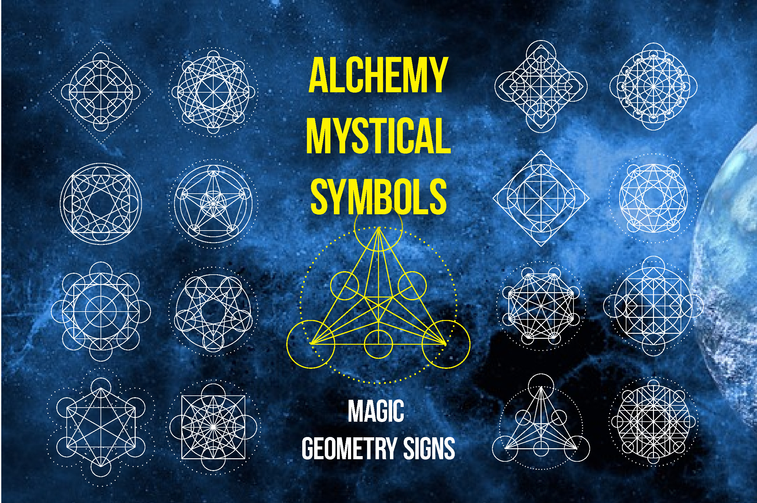 Magic geometry signs, an Object Graphic by dacascas