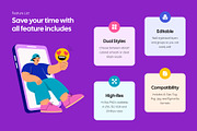 70 Social Media Flat Stickers, a Person Illustration by Creative Stall (Thumbnail 2 of 11)