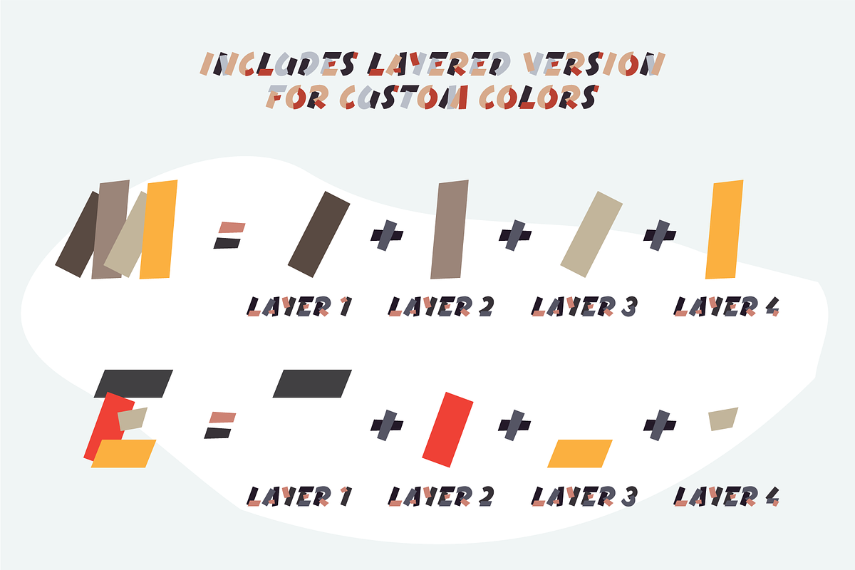 Terrazzo Color Font Family preview 7