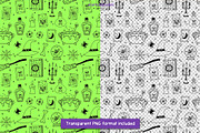 Halloween Line Art Graphics Set, a Pattern Graphic by Drafts n Doodles (Thumbnail 7 of 12)