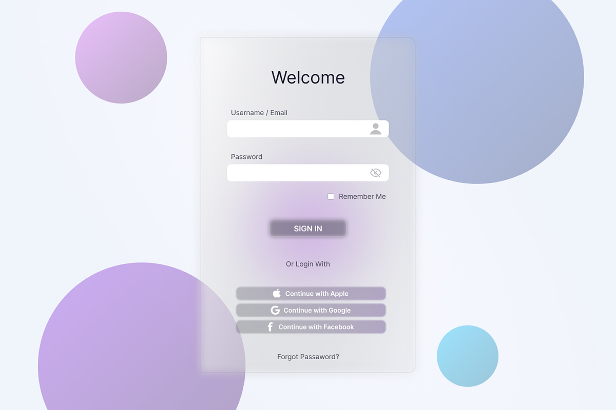 GlassCore Pro – Figma UI Template, an UI Kit Template by OzQ (Photo 2 of 16)