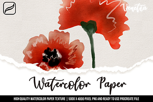 Procreate Watercolor Paper Texture