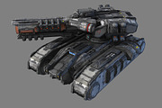 SciFi Heavy Tank - MK4, a Cars & Vehicle 3D Model by CGPitbull (Thumbnail 1 of 3)