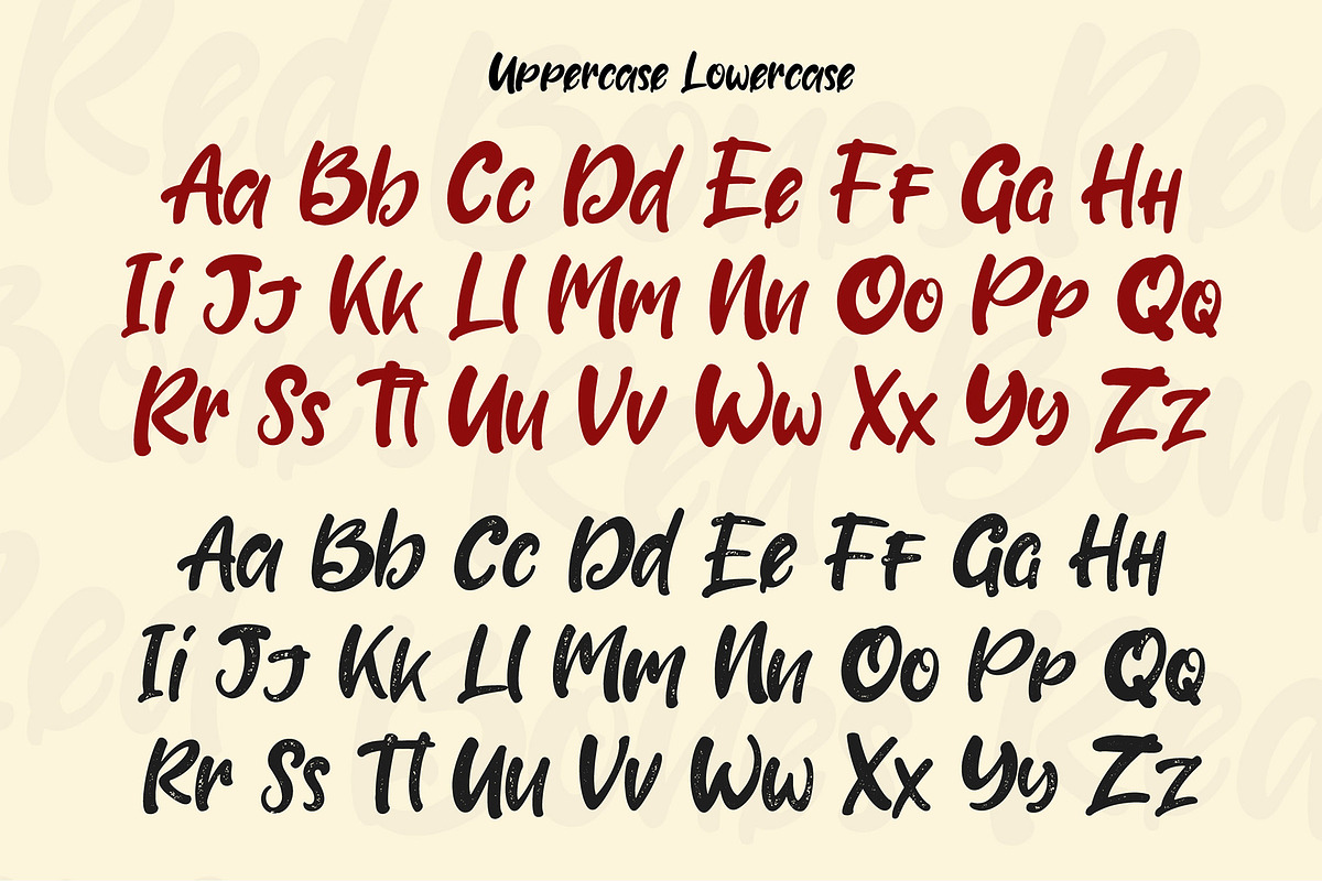 Red Bones, a Font by LetterStock (Photo 6 of 8)