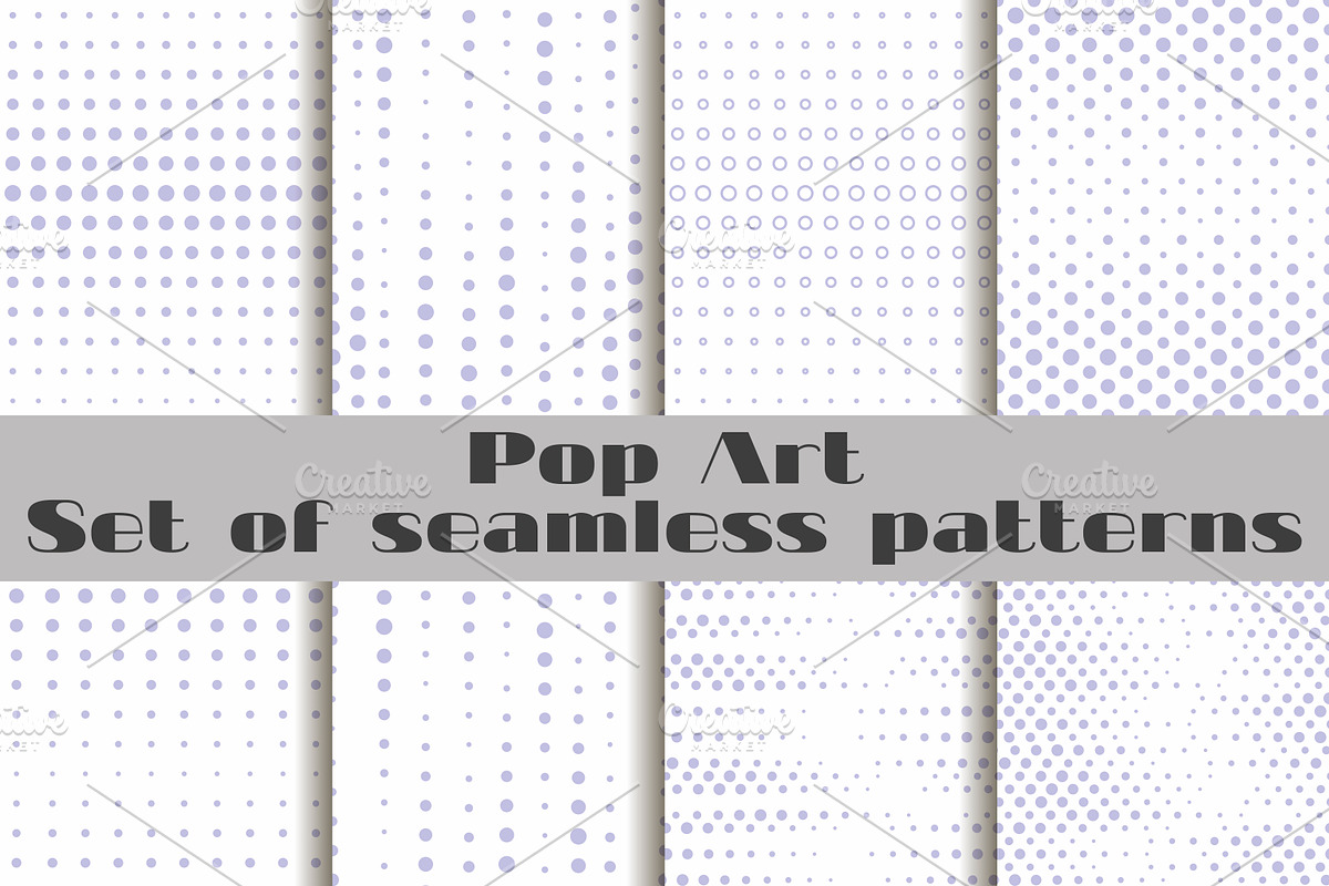 Pop Art seamless patterns, a Pattern Graphic by Andy Vinnikov