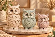 Woodland Bird Sculpture Owl STL, an Animal 3D Model by Layerology (Thumbnail 2 of 3)