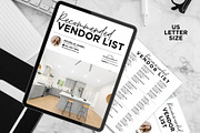 Real Estate Vendor List Flyer Canva, a Flyer Template by CreativeVinesStore (Thumbnail 2 of 6)