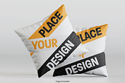 Square pillow mockup bundles, a Merchandise Mockup by Ambo Ampeng (Thumbnail 17 of 32)