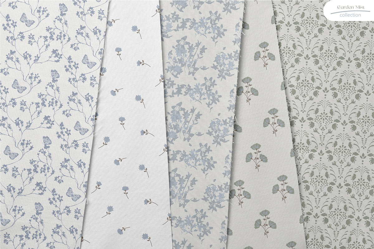 Garden Mist - Seamless Patterns, a Pattern Graphic by InaCorart (Photo 3 of 7)