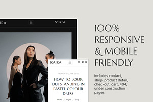 Kaira - Fashion Store HTML Template