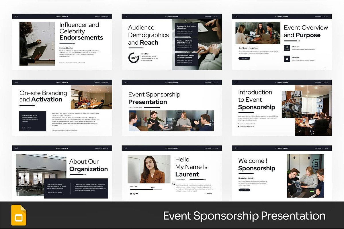 Event Sponsorship GSlides, PPoint, a Presentation Template by Fit-tee (Photo 1 of 4)