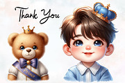 Little Prince Blue Baby Nursery Png, an Illustration by RobertsArt (Thumbnail 5 of 8)