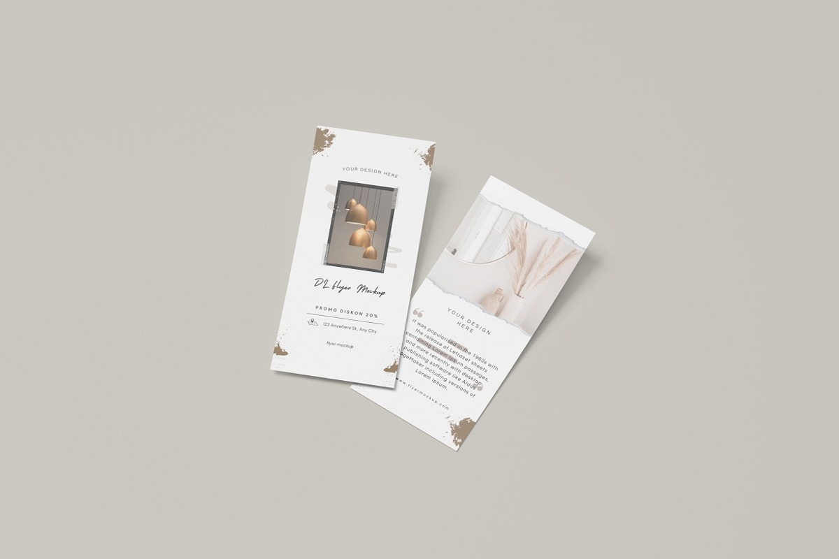 DL Flyer Mockup, an Advertising Mockup by YurnalisPerix (Photo 3 of 5)