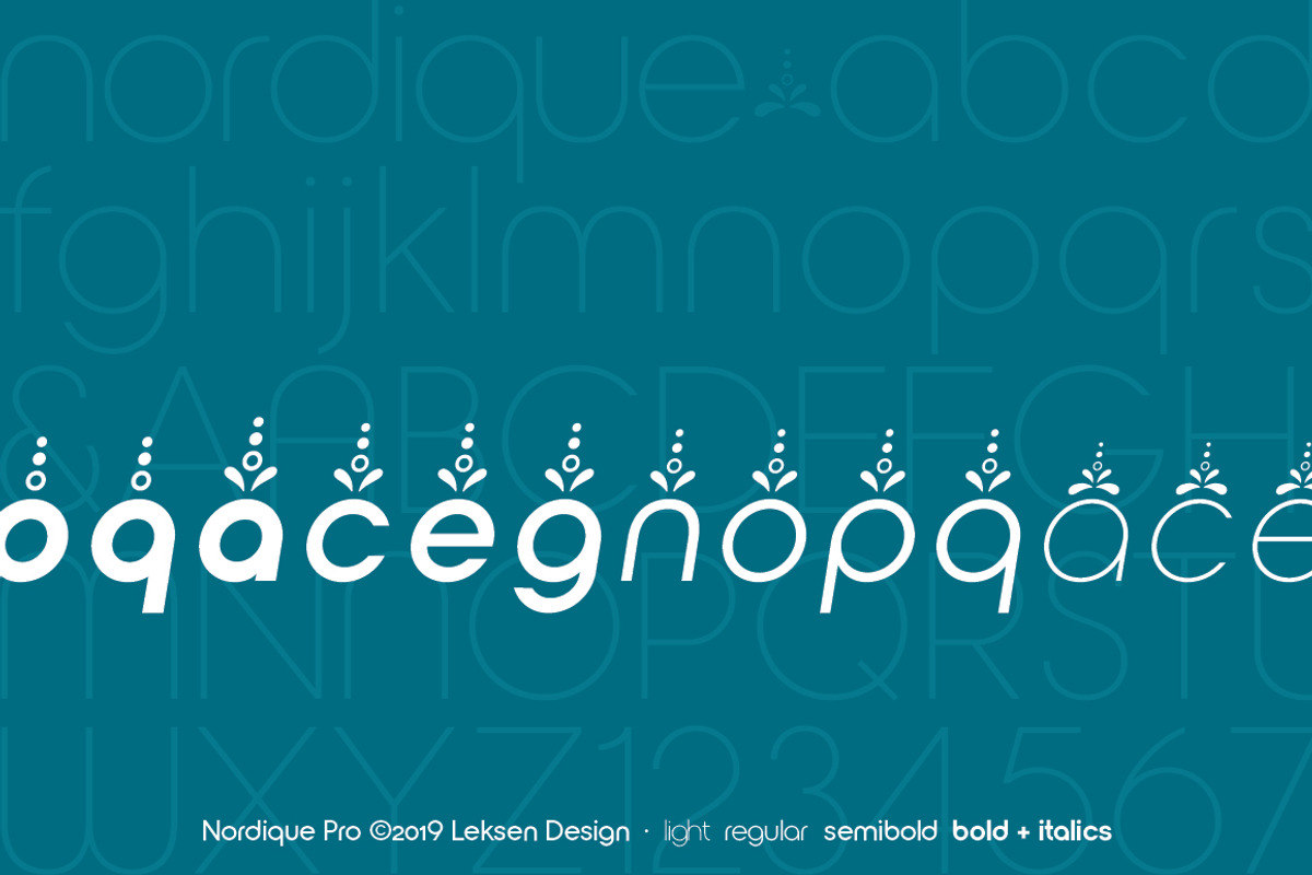 Nordique Pro Bold Italic, a Sans Serif Font by Leksen Design (Photo 1 of 4)