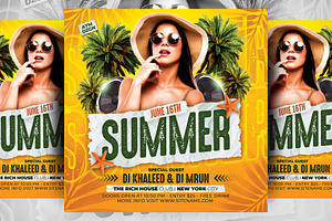 Summer Flyer, a Flyer Template by AyumaDesign