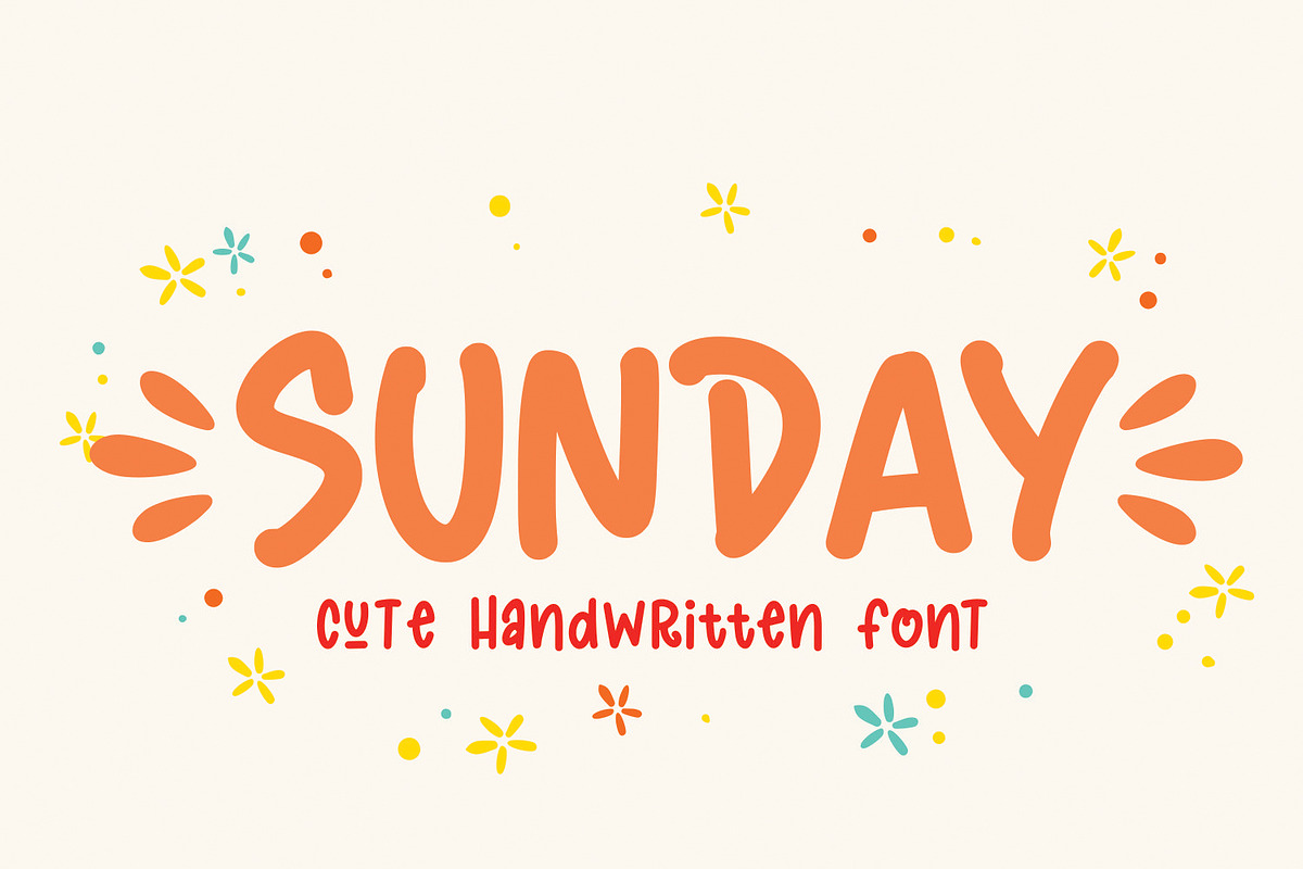 Sunday, a Handwritten Font by Mozatype (Photo 1 of 7)