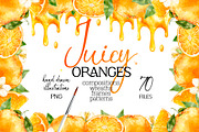 Orange Watercolor Clipart - PNG, a Food Illustration by Eves_Aquadreams (Thumbnail 1 of 11)