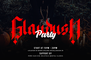 Xavierious Letter - Vintage Blacklet, a Blackletter Font by Meizzaluna Design (Thumbnail 8 of 10)