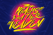 Dream Floyd | Retro Brush Font, a Blackletter Font by Ardana Creative (Thumbnail 6 of 11)