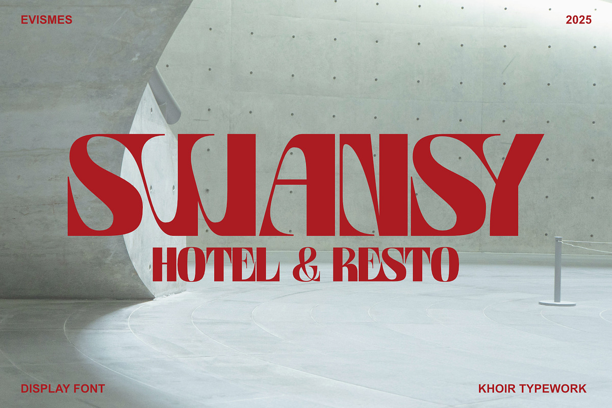 Evismes Stylish Sans, a Sans Serif Font by Khoir (Photo 5 of 10)