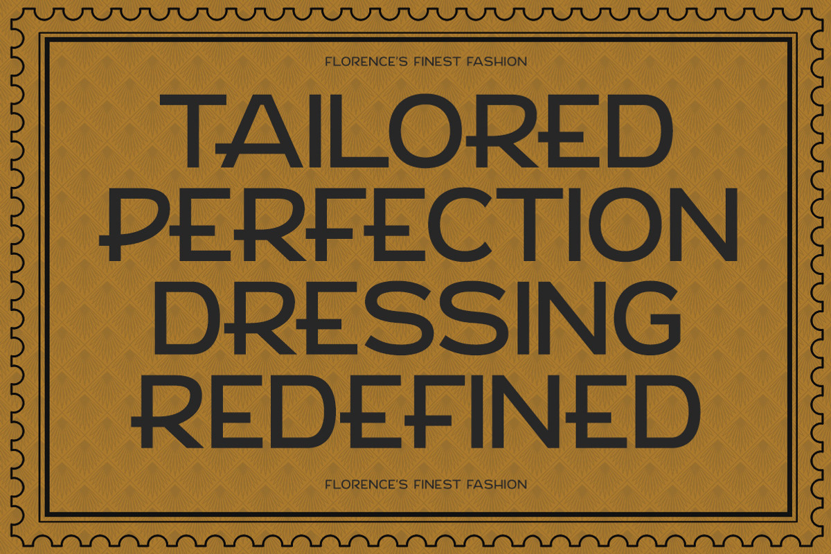 Regalia Manor - Art Deco Font, a Sans Serif Font by Letterhend Studio (Photo 4 of 9)