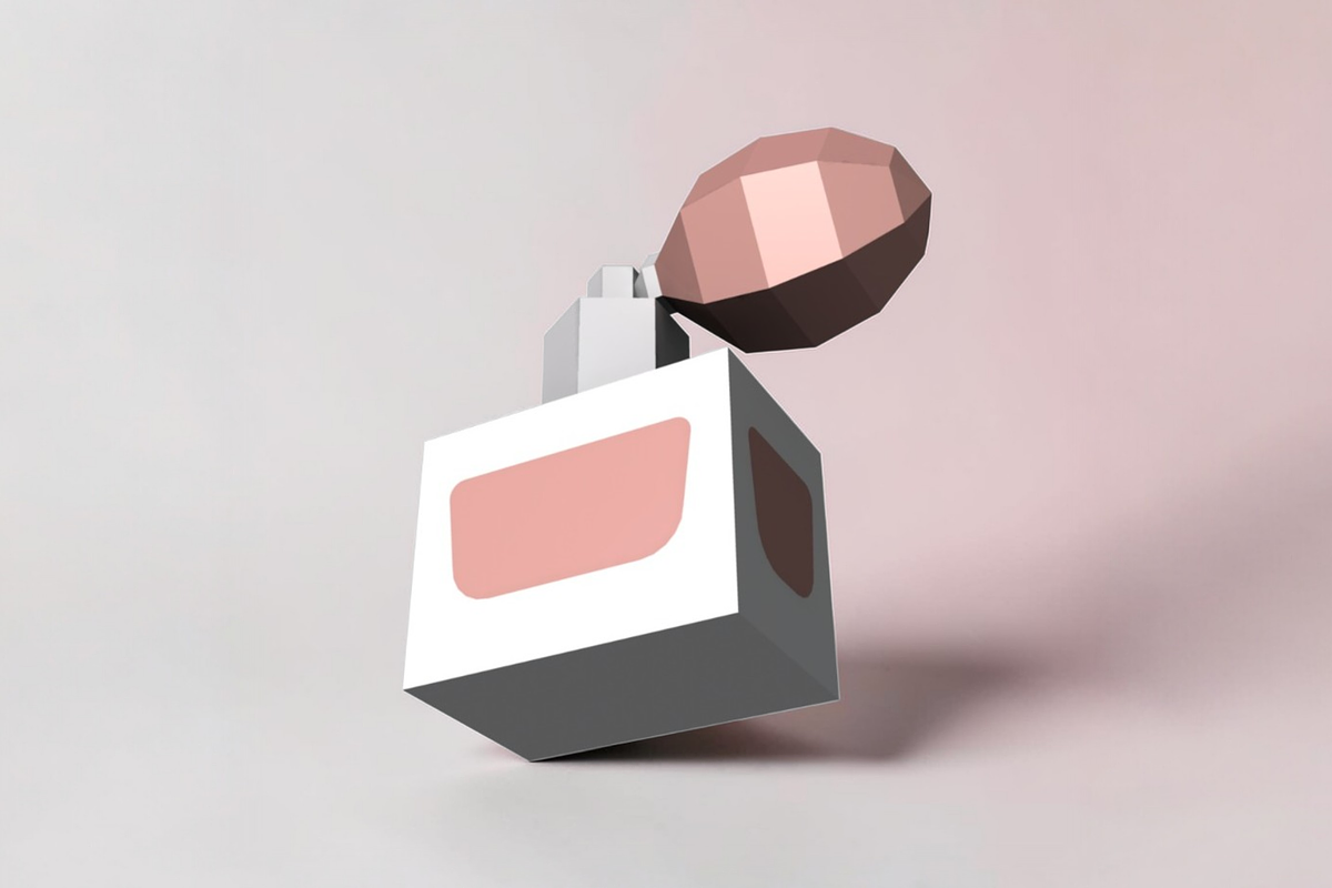 Perfume bottle favor - 3d papercraft, a Print Template by PAPER amaze (Photo 2 of 6)