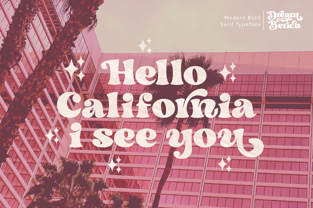 Dream to Berich Modern Bold Serif, a Serif Font by zeenesia (Photo 6 of 19)