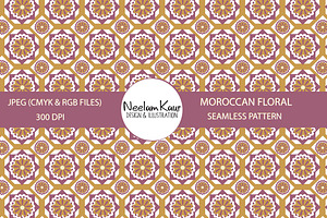 Moroccan Floral Seamless Repeat