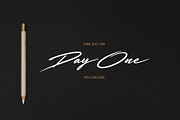 Deep Handwritten Font, a Font by sunnytudu (Thumbnail 2 of 10)