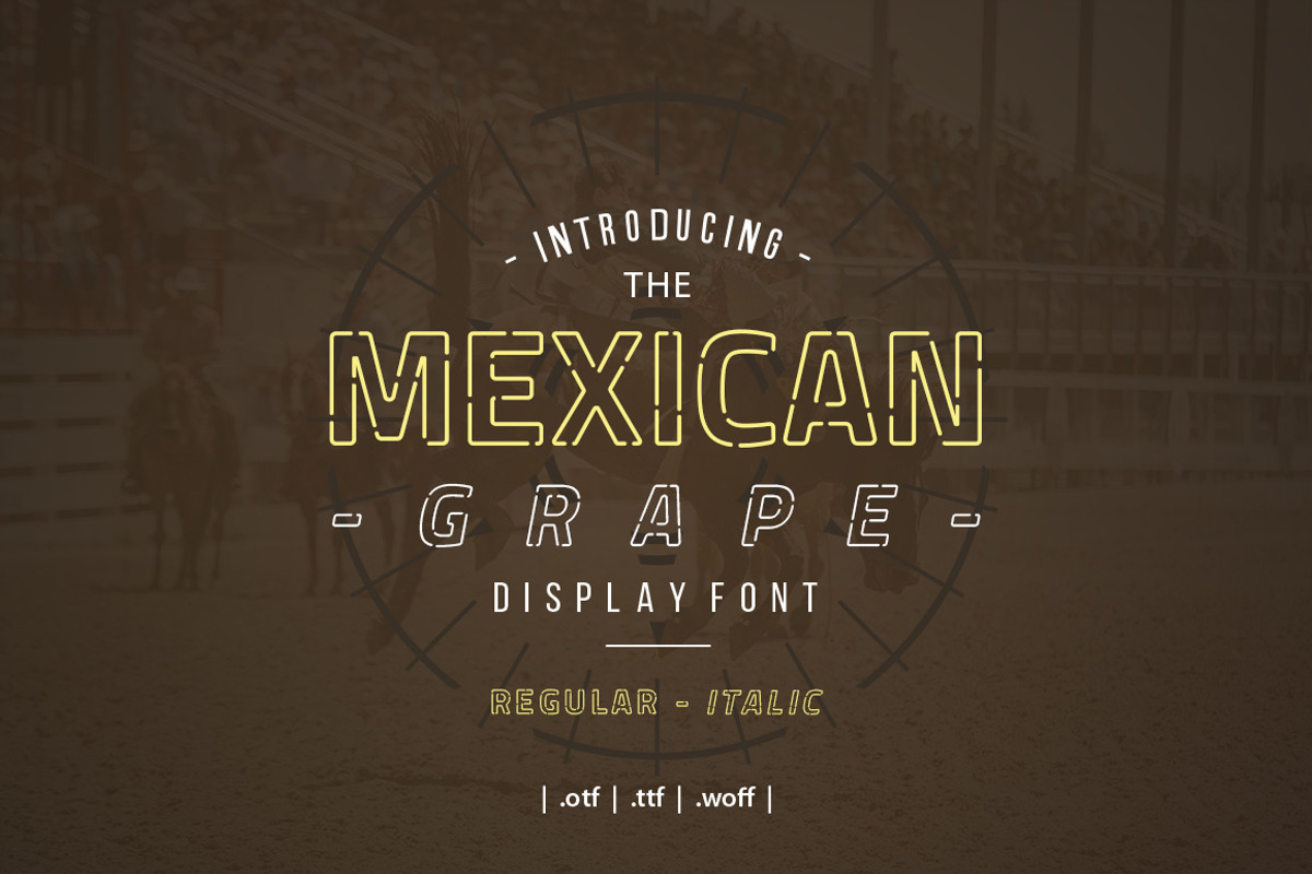Mexican Grape Display Font