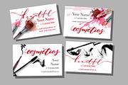 Set of Makeup artist business card, a Business Card Template by Gulnara Khadeeva (Thumbnail 2 of 5)