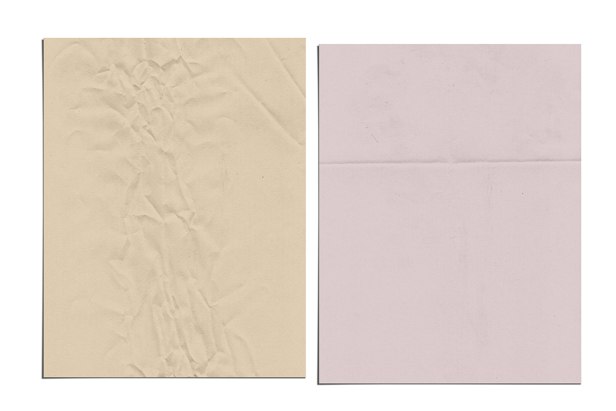 Folded & Wrinkled Paper Textures, a Texture Graphic by Duet Atelier (Photo 7 of 8)