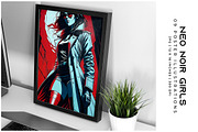 Neo Noir Girls, a Person Illustration by Digital Art Creations (Thumbnail 6 of 8)
